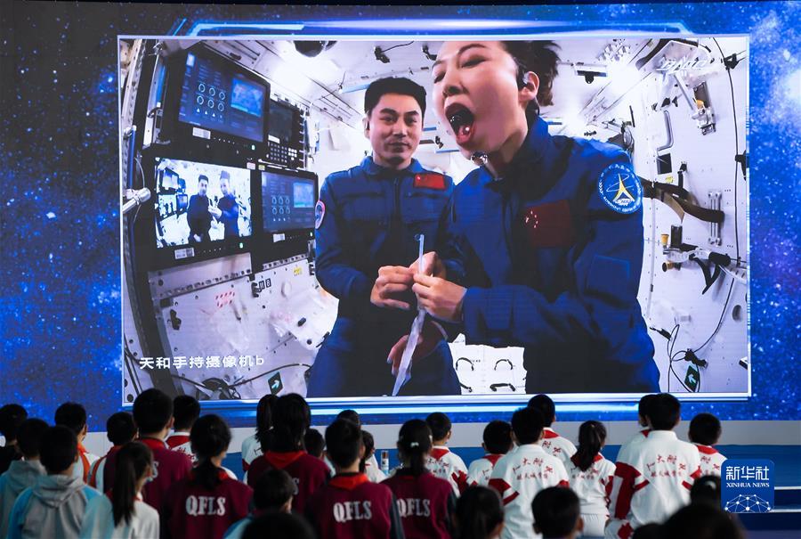 （新華全媒＋）（6）開(kāi)課啦！“天宮課堂”第一課