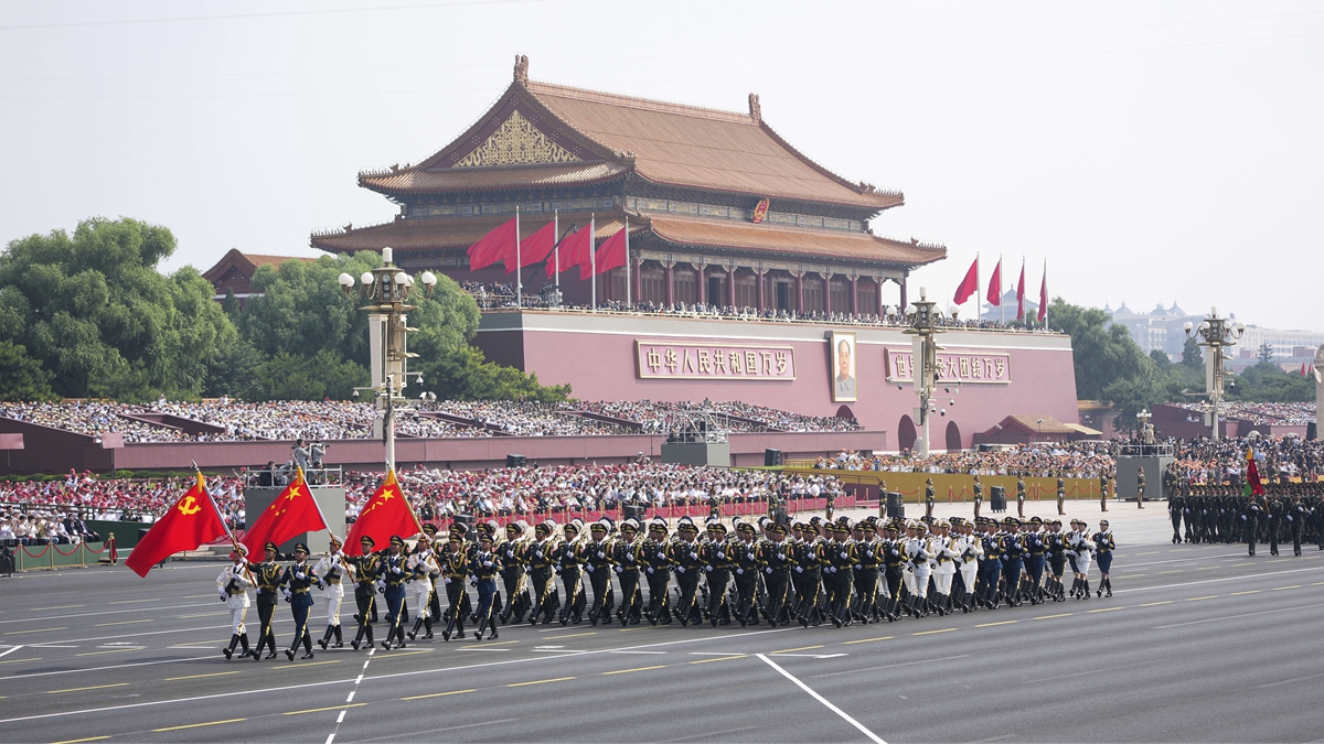 紀念中國人民抗日戰爭暨世界反法西斯戰爭勝利80周年大會(huì )在京舉行