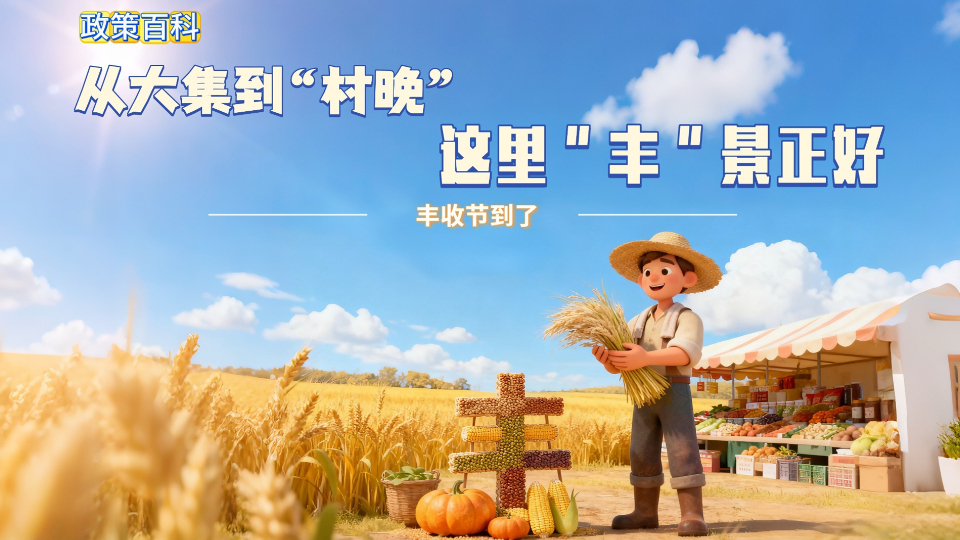 政策百科 | 豐收節到了！從大集到“村晚”，這里“豐”景正好