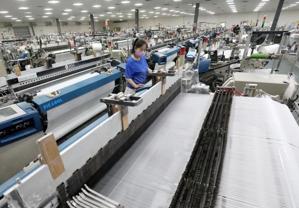 河北晉州：紡織企業(yè)節后趕制訂單忙