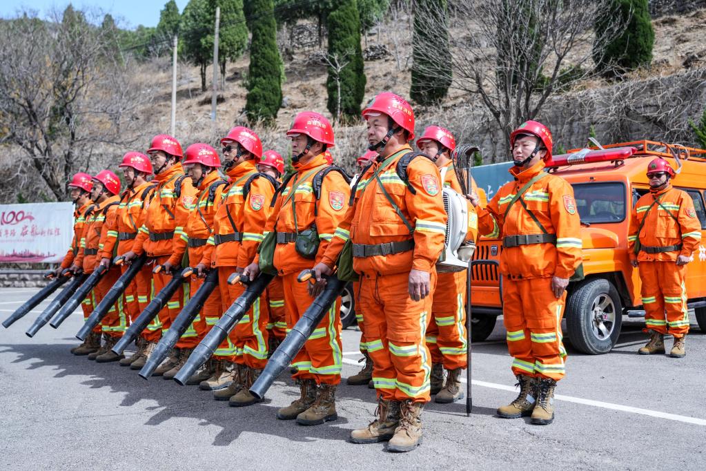 濟南:春季森林防火巡護忙