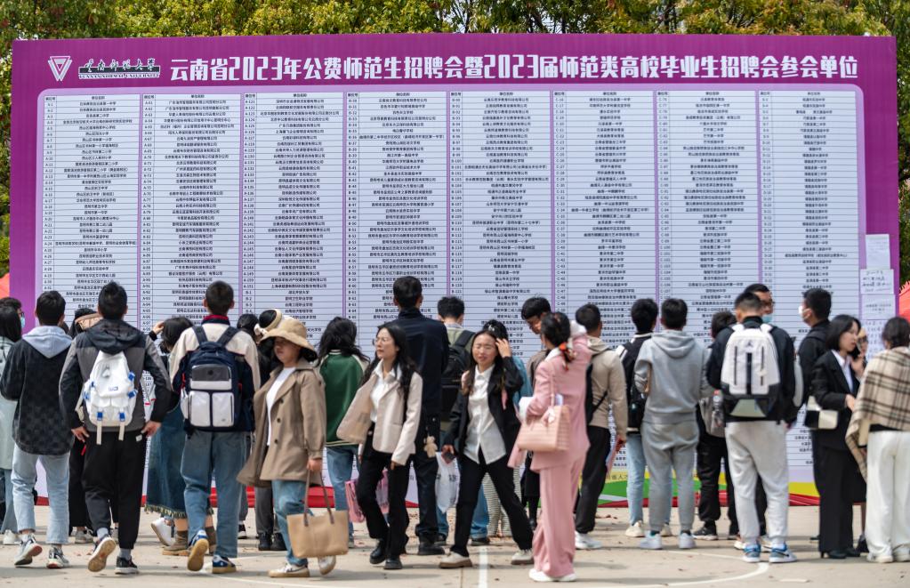 優(yōu)化服務(wù)促就業(yè)——云南高校大型招聘會(huì )現場(chǎng)見(jiàn)聞