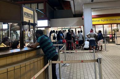 重開(kāi)邊境后的加蓬利伯維爾國際機場(chǎng)