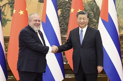 習近平會(huì )見(jiàn)古巴總理馬雷羅