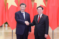 習近平會(huì )見(jiàn)越南國會(huì )主席王庭惠