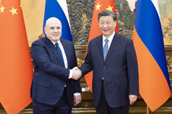 習近平會(huì )見(jiàn)俄羅斯總理米舒斯京