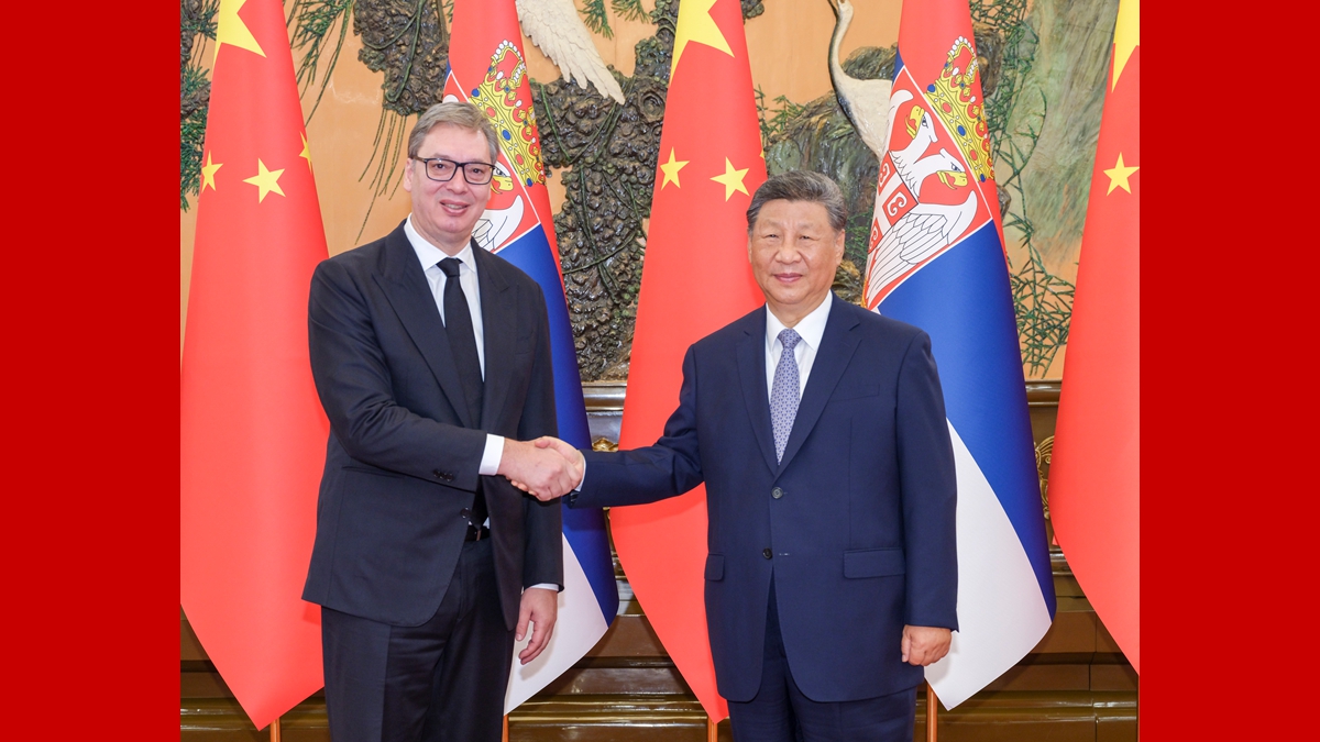 習近平會(huì )見(jiàn)塞爾維亞總統武契奇