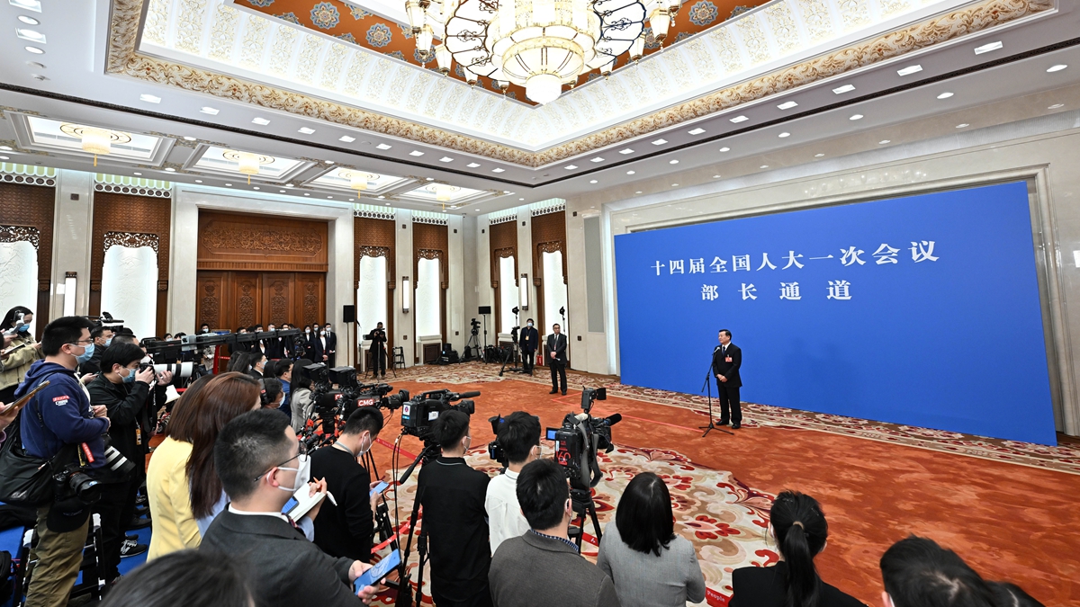 十四屆全國人大一次會(huì )議第二場(chǎng)“部長(cháng)通道”